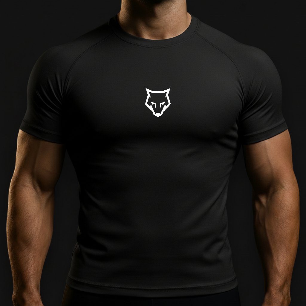 T-SHIRT COMPRESSION NOIR